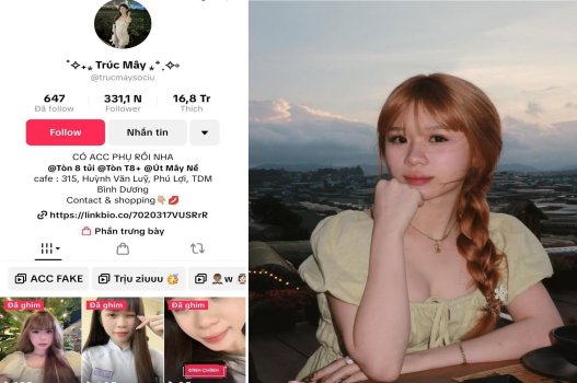 Lộ clip sex tiktoker Trúc Mây 2k5